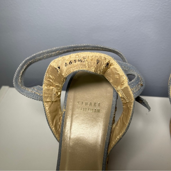 Stuart Weitzman Heels Size 9 Cork
Wedge Platform Light Blue - Picture 8 of 8